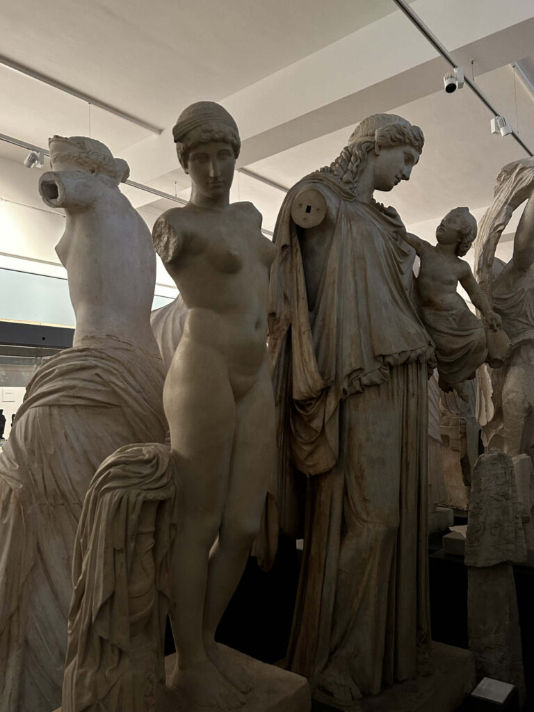 Oxford, Ashmolean Museum. Scorcio della Cast Gallery (gipsoteca).