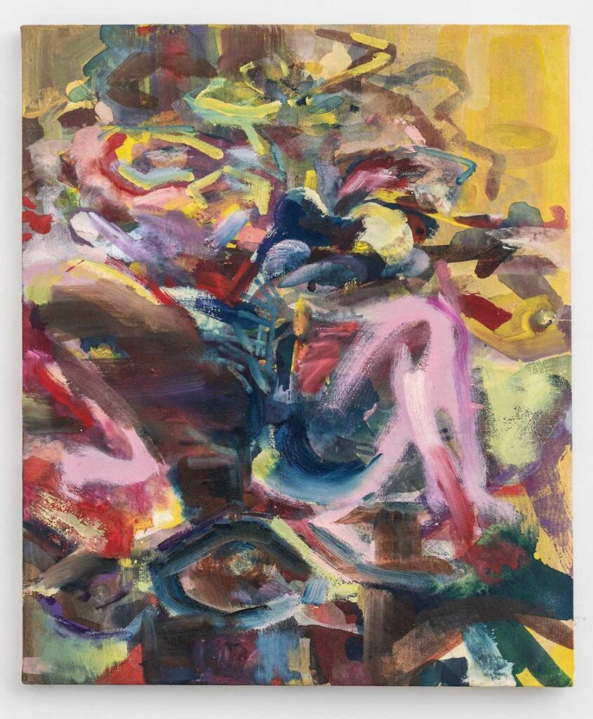 Valeria Sanguini, Le gestanti 1, 2026, acrilico e olio su tela, h50 l60 cm.