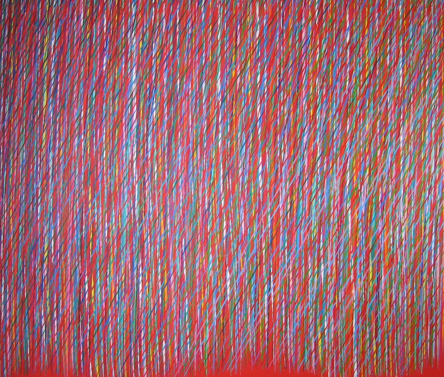 Dorazio, 1984 UBI MAJOR, olio su tela cm 190X200